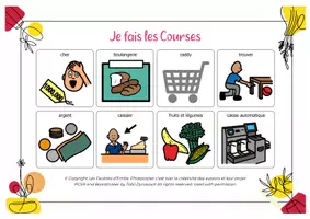 Aperçu - Apprentissages en autonomie - Loto "Je fais les courses" - Page 1
