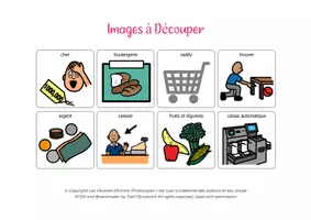 Aperçu - Apprentissages en autonomie - Loto "Je fais les courses" - Page 3