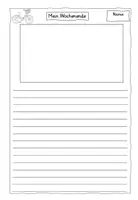 Vorschau - Arbeitsblätter - Vorlagen Wochenendbuch/ Schreiben vom Wochenende - Seite 1