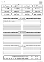 Vorschau - Arbeitsblätter - Die Fresch-Methode 02: Groß und Kleinschreibung/Die Nomen-Werkstatt (15 ABs) - Seite 1