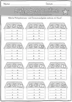 Vorschau - Arbeitsblätter - Mathe: Aufgabenfamilien Mal und Geteilt - Arbeitsblätter (3-fach differenziert) - Seite 2
