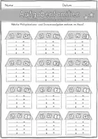 Vorschau - Arbeitsblätter - Mathe: Aufgabenfamilien Mal und Geteilt - Arbeitsblätter (3-fach differenziert) - Seite 3