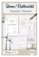 Vorschau - Stundenentwürfe - Arbeitsheft Werkstatt Elektrizität Strom - Deckblatt