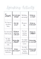 Vorschau - Spiele - Speaking Domino - Backt to School - Holiday Edition - Past Simple - Seite 2