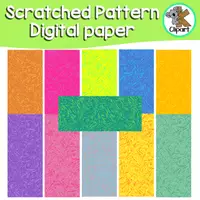 Vista previa - Elementos para la creación de materiales - Scratched pattern digital paper - página 2