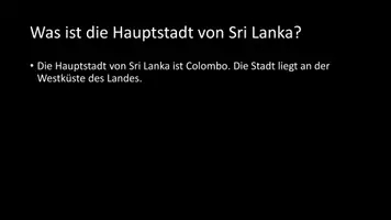 Vorschau - Arbeitsblätter - AB mit Fragen zum Thema "Sri Lanka" + Lösungsblatt + Infografik - Seite 3