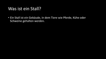Vorschau - Arbeitsblätter - AB mit Fragen zum Thema "Stall" + Lösungsblatt - Seite 2