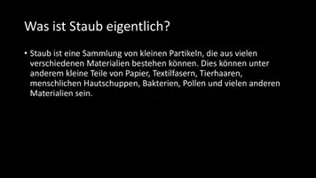 Vorschau - Arbeitsblätter - AB mit Fragen zum Thema "Staub" + Lösungsblatt - Seite 2
