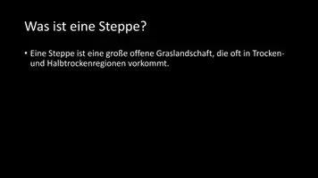 Vorschau - Arbeitsblätter - AB mit Fragen zum Thema "Steppe" + Lösungsblatt + Infografik - Seite 3