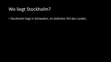 Vorschau - Arbeitsblätter - AB mit Fragen zum Thema "Stockholm" + Lösungsblatt - Seite 2