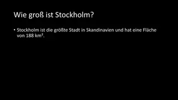 Vorschau - Arbeitsblätter - AB mit Fragen zum Thema "Stockholm" + Lösungsblatt - Seite 3