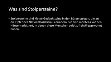 Vorschau - Arbeitsblätter - AB mit Fragen zum Thema "Stolpersteine" + Lösungsblatt + Mindmap + Infografik - Seite 3