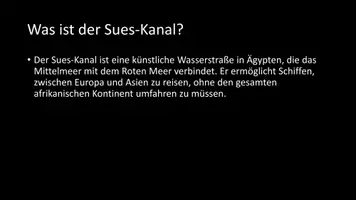 Vorschau - Arbeitsblätter - AB mit Fragen zum Thema "Sues-Kanal" + Lösungsblatt + Infografik - Seite 3