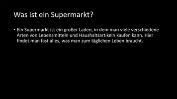 Vorschau - Arbeitsblätter - AB mit Fragen zum Thema "Supermarkt" + Lösungsblatt + Infografik - Seite 3