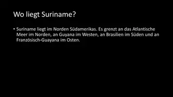 Vorschau - Arbeitsblätter - AB mit Fragen zum Thema "Suriname" + Lösungsblatt - Seite 3
