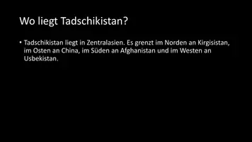 Vorschau - Arbeitsblätter - AB mit Fragen zum Thema "Tadschikistan" + Lösungsblatt - Seite 2