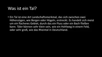 Vorschau - Arbeitsblätter - AB mit Fragen zum Thema "Täler" + Lösungsblatt + Infografik - Seite 3