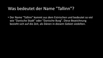 Vorschau - Arbeitsblätter - AB mit Fragen zum Thema "Tallinn" + Lösungsblatt - Seite 3