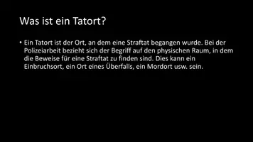 Vorschau - Arbeitsblätter - AB mit Fragen zum Thema "Tatorte" + Lösungsblatt + Infografik - Seite 3