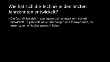 Vorschau - Arbeitsblätter - AB mit Fragen zum Thema "Technik" + Lösungsblatt + Infografik - Seite 3