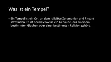 Vorschau - Arbeitsblätter - AB mit Fragen zum Thema "Tempel" + Lösungsblatt - Seite 2