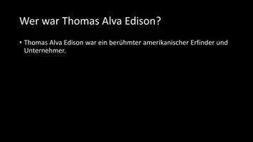 Vorschau - Arbeitsblätter - AB mit Fragen zum Thema "Thomas Alva Edison" + Lösungsblatt + Infografik - Seite 3