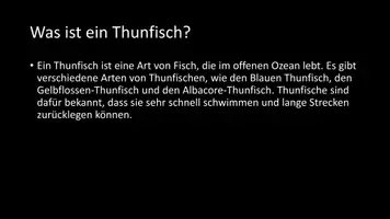 Vorschau - Arbeitsblätter - AB mit Fragen zum Thema "Thunfische" + Lösungsblatt - Seite 2