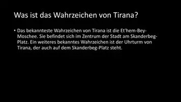 Vorschau - Arbeitsblätter - AB mit Fragen zum Thema "Tirana" + Lösungsblatt - Seite 3