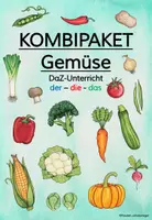 Vorschau - Fördermaterial/Inklusion - Kombipaket Gemüse - DaZ - Deckblatt