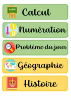 Aperçu - Affichage - Etiquettes emploi du temps journalier. - Page 3