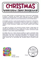 Vista previa - Decoración del aula - Fondos de acuarela colores de Navidad Clipart - página 1
