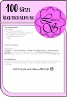 Vorschau - Arbeitsblätter - 100 Sätze: Rechtschreibung - Seite 1