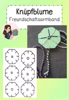Vorschau - Stundenentwürfe - Knüpfblume Freundschaftsarmband - Deckblatt