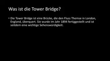 Vorschau - Arbeitsblätter - AB mit Fragen zum Thema "Tower Bridge" + Lösungsblatt - Seite 2
