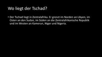 Vorschau - Arbeitsblätter - AB mit Fragen zum Thema "Tschad" + Lösungsblatt - Seite 2