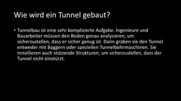 Vorschau - Arbeitsblätter - AB mit Fragen zum Thema "Tunnel" + Lösungsblatt - Seite 3