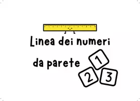 anteprima - Materiale di supporto/inclusione - Linea dei numeri da parete dell'aula - Pagina di copertina