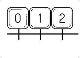 anteprima - Materiale di supporto/inclusione - Linea dei numeri da parete dell'aula - Pagina 1