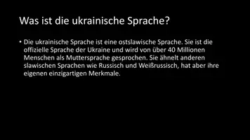 Vorschau - Arbeitsblätter - AB mit Fragen zum Thema "Ukrainische Sprache" + Lösungsblatt - Seite 2