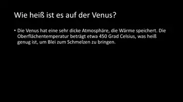Vorschau - Arbeitsblätter - AB mit Fragen zum Thema "Venus" + Lösungsblatt - Seite 3
