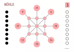 Vorschau - Spiele - Mühle-Malreihen - Seite 1