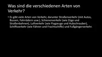 Vorschau - Arbeitsblätter - AB mit Fragen zum Thema "Verkehr" + Lösungsblatt + Infografik - Seite 3