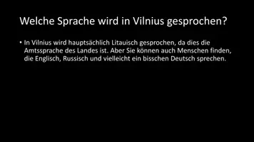 Vorschau - Arbeitsblätter - AB mit Fragen zum Thema "Vilnius" + Lösungsblatt - Seite 3