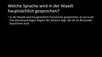 Vorschau - Arbeitsblätter - AB mit Fragen zum Thema "Waadt" + Lösungsblatt - Seite 3