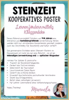 Vorschau - Stationenlernen - Steinzeit Poster-Projekt | Steine von Carnac - Kooperative Übung + Klassendekoration - Seite 1