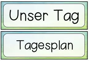 Vorschau - Poster - Tagestransparenz und Tagesablauf visualisieren | Tafelmaterial Classroom Management 1.–2. Klasse - Seite 3