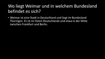 Vorschau - Arbeitsblätter - AB mit Fragen zum Thema "Weimar" + Lösungsblatt + Infografik - Seite 3