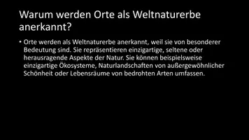 Vorschau - Arbeitsblätter - AB mit Fragen zum Thema "Weltnaturerbe" + Lösungsblatt - Seite 3
