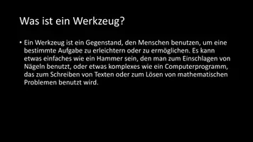 Vorschau - Arbeitsblätter - AB mit Fragen zum Thema "Werkzeug" + Lösungsblatt + Infografik - Seite 3