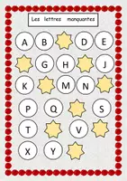 Aperçu - Apprentissages en autonomie - Les lettres manquantes - Page de couverture